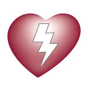  Project Adam heart logo with lightning bolt inside heart
